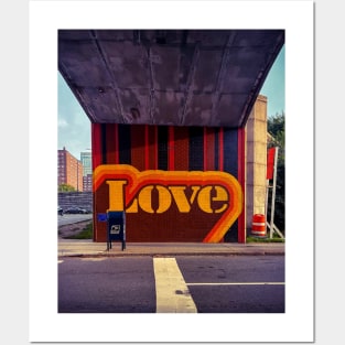 Love Street Art Graffiti Dumbo Brooklyn NYC Posters and Art